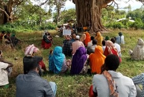 Community dialogue in Antsokia