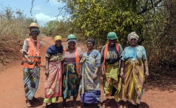 Women miners in Tanzania